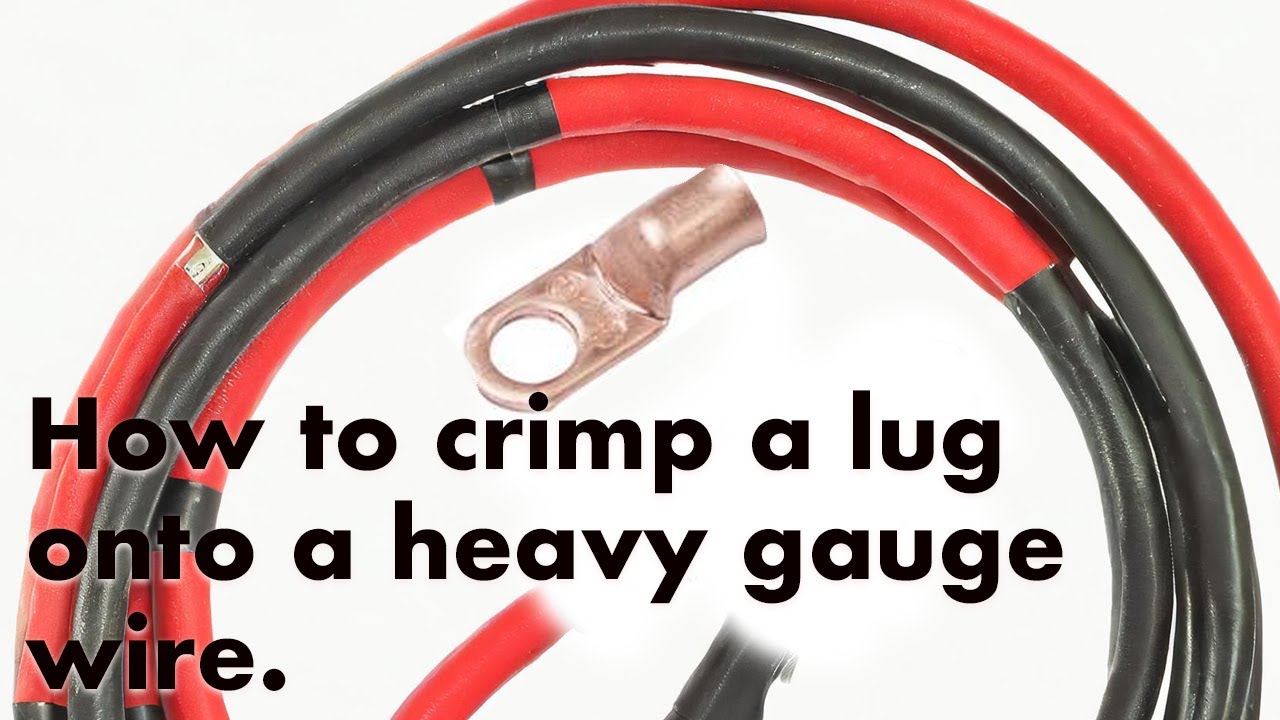 Battery wires are too expensive! How to build custom heavy gauge wire for your DIY solar setup.