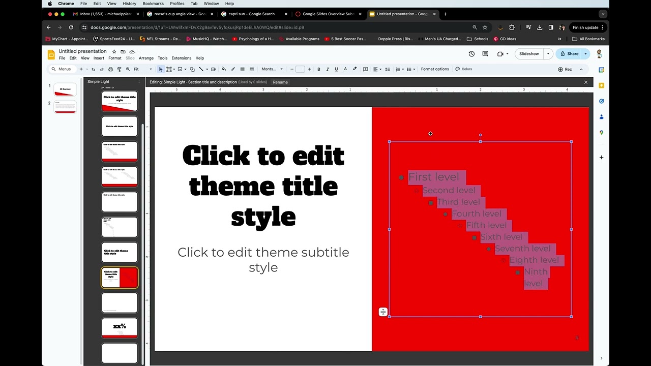 Google Slides Overview Part 1