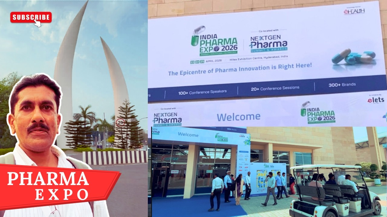 India Pharma Expo 2026 HITEX Hyderabad / $130 Billion Industry ki Realities & Opportunities! 🇮🇳 /