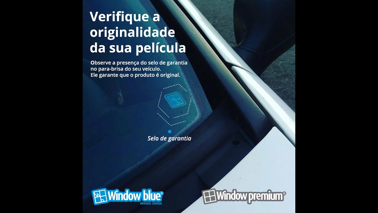 Window Blue - Selo de originalidade