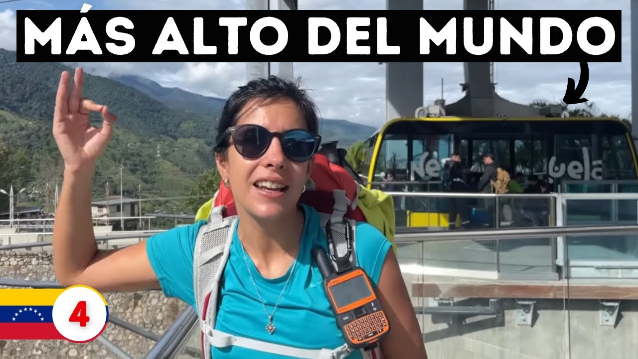 Subimos al TELEFÉRICO mas alto del mundo para llegar a PICO BOLIVAR, el mas alto de Venezuela 🇻🇪Ep.4