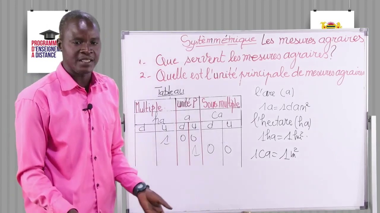 Leçon 48 Systhèmetrique Les mesures agraires