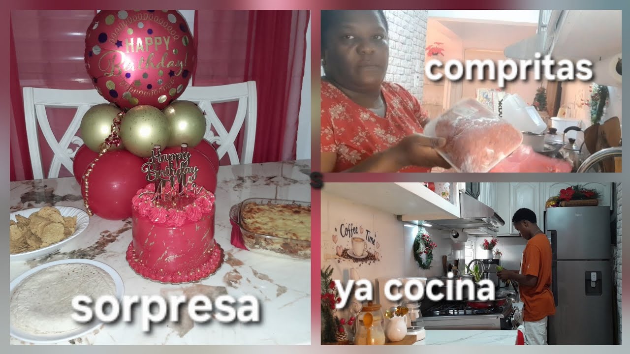 Primera compritas del  año // sorpresa de cumpleaños// mi niño ya cocina 