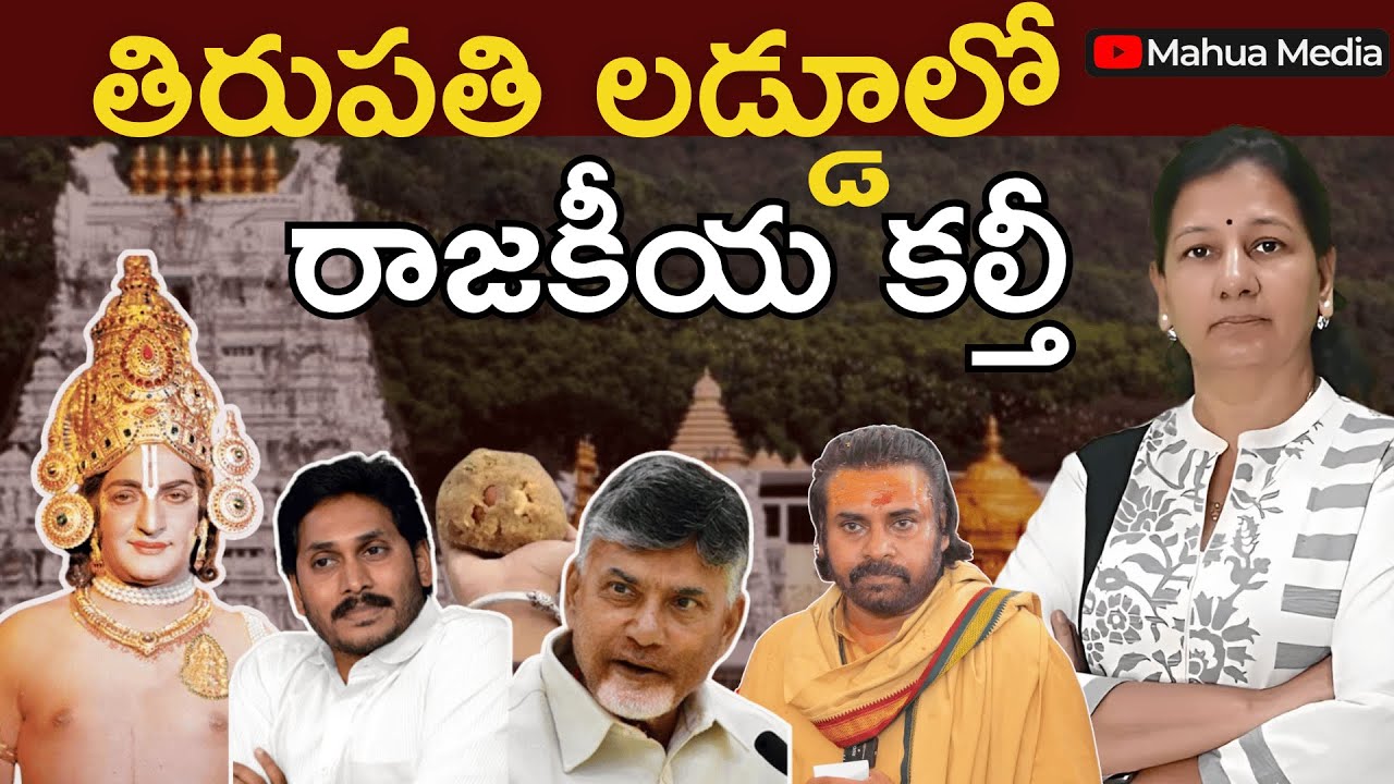 తిరుపతి లడ్డూలో రాజకీయ కల్తీ!! Controversy Explained ! Journalist C Vanaja #tirupathiladdu