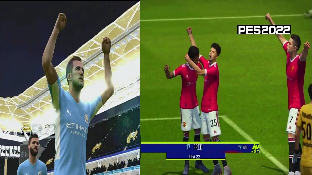 FIFA 22 PS3 VS PES 22 PS3 (Kane vs Fred)