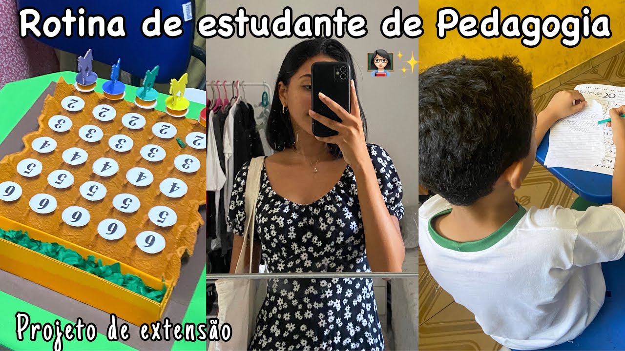 Um dia na rotina de uma estudante de Pedagogia 👩🏻‍🏫✨