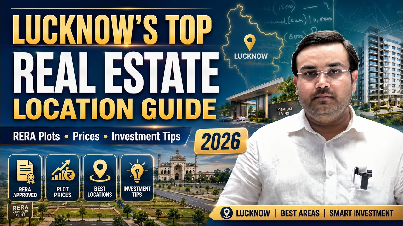 Lucknow Real Estate Guide: Top Locations, RERA Plots, Prices & Investment Tips 2026 #baseinfra