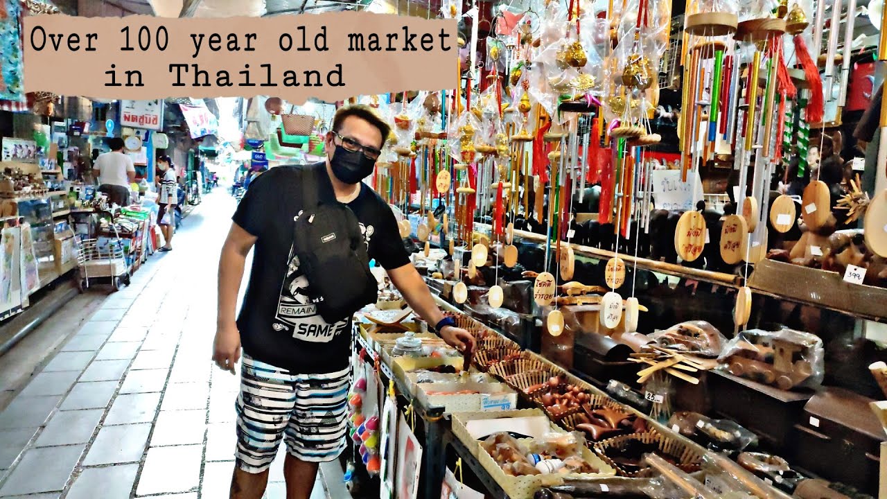 Samchuk Market || over 100 year old market in Suphanburi Thailand || Filipino couple in Thailand