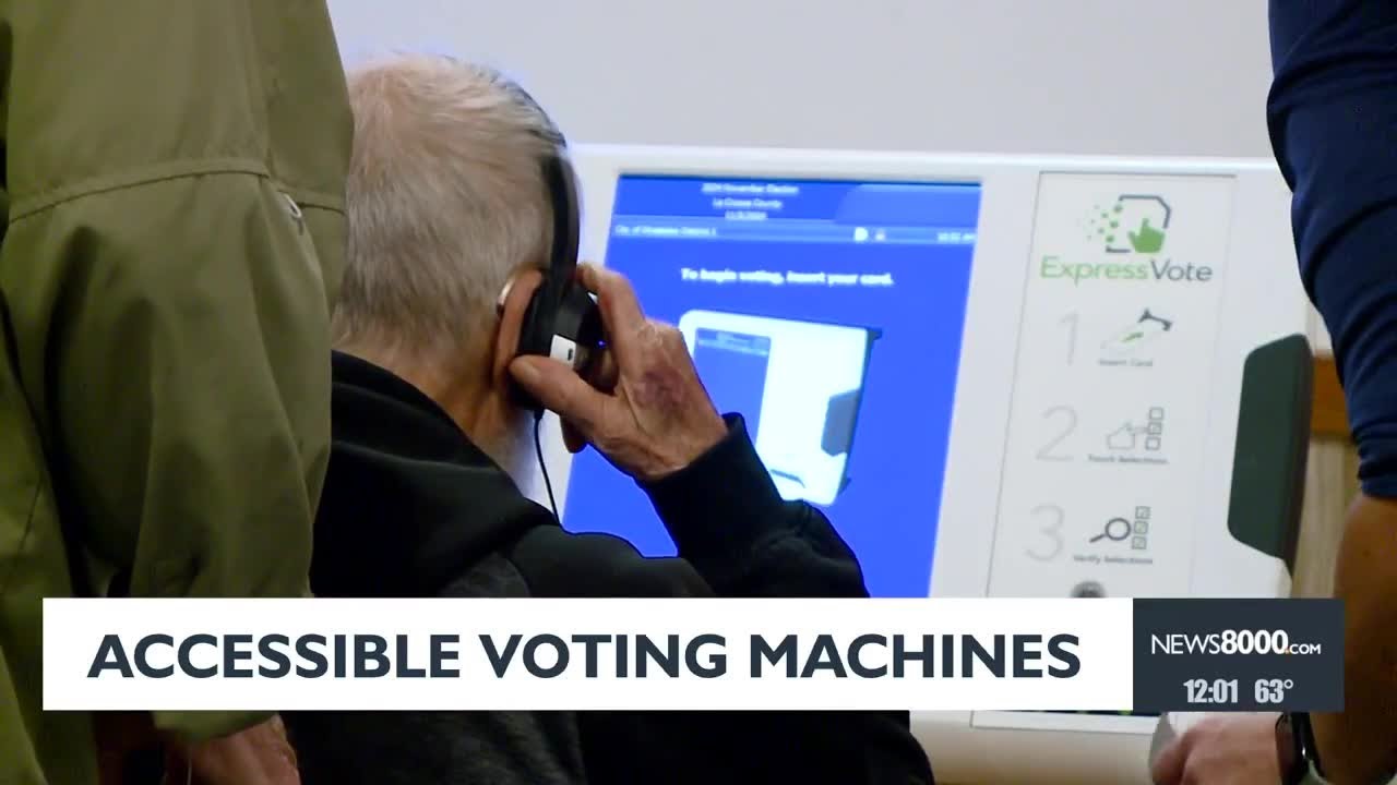 Accessible voting machines for visually impaired