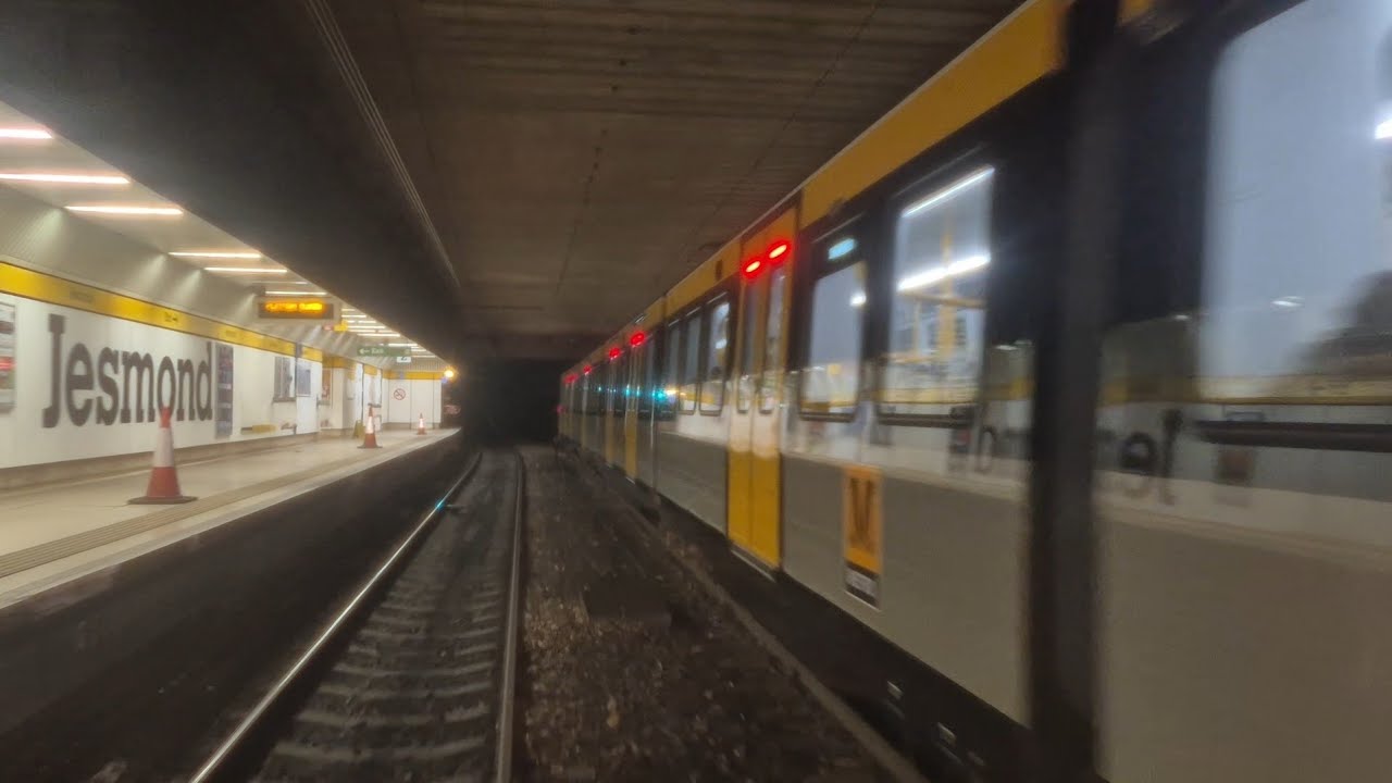 Tyne & Wear Metro none-stop through Jesmond Station. | 02/01/26