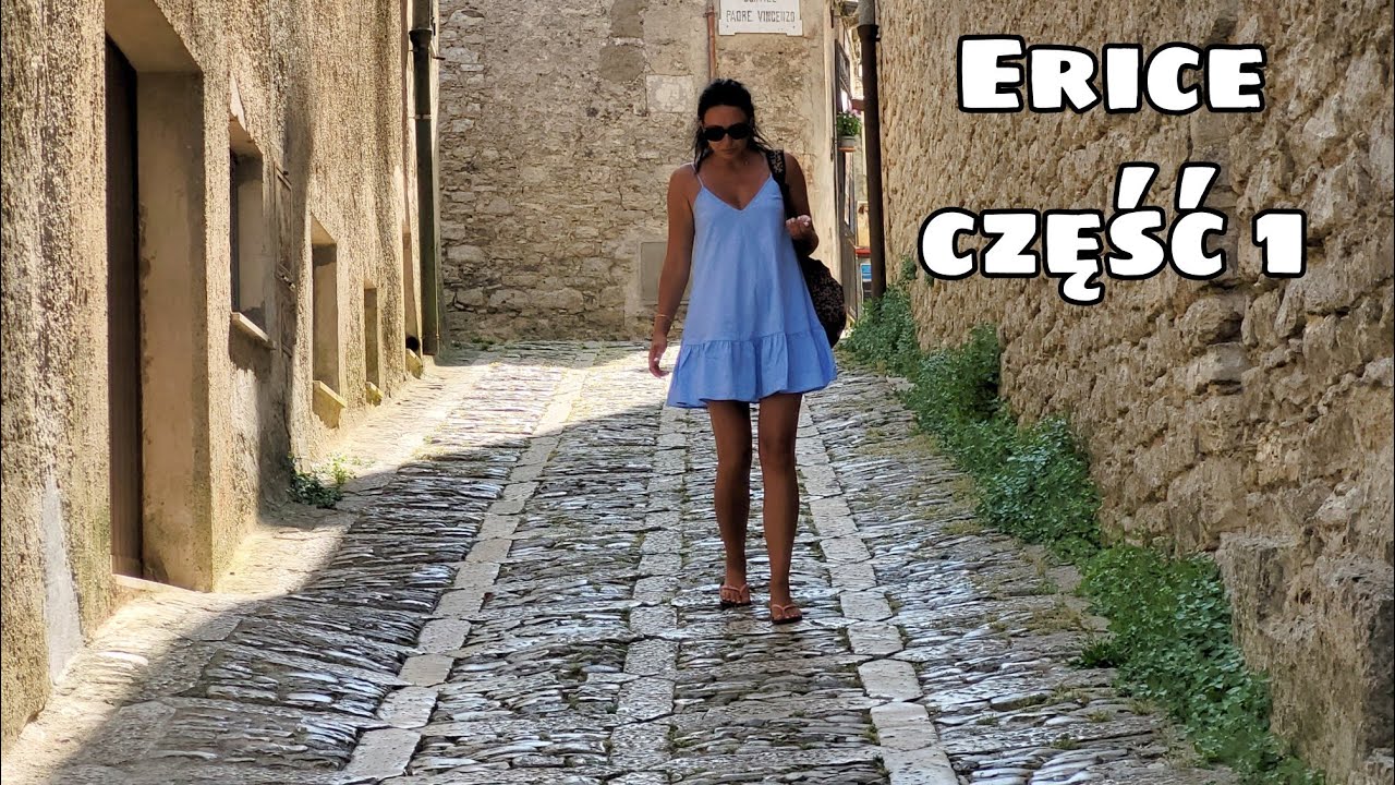 Wchodzimy do średniowiecznego Erice - Trapani Sycylia