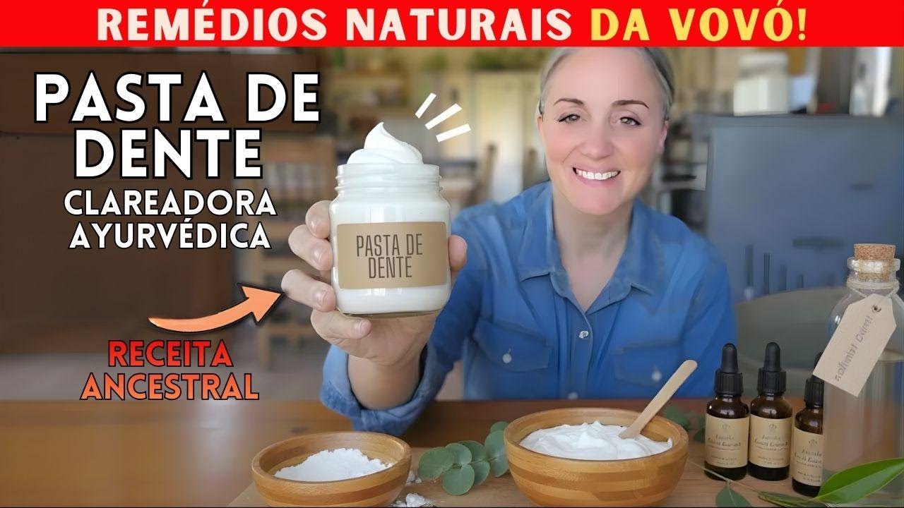 Faço a famosa pasta de dente natural que todo mundo quer experimentar!