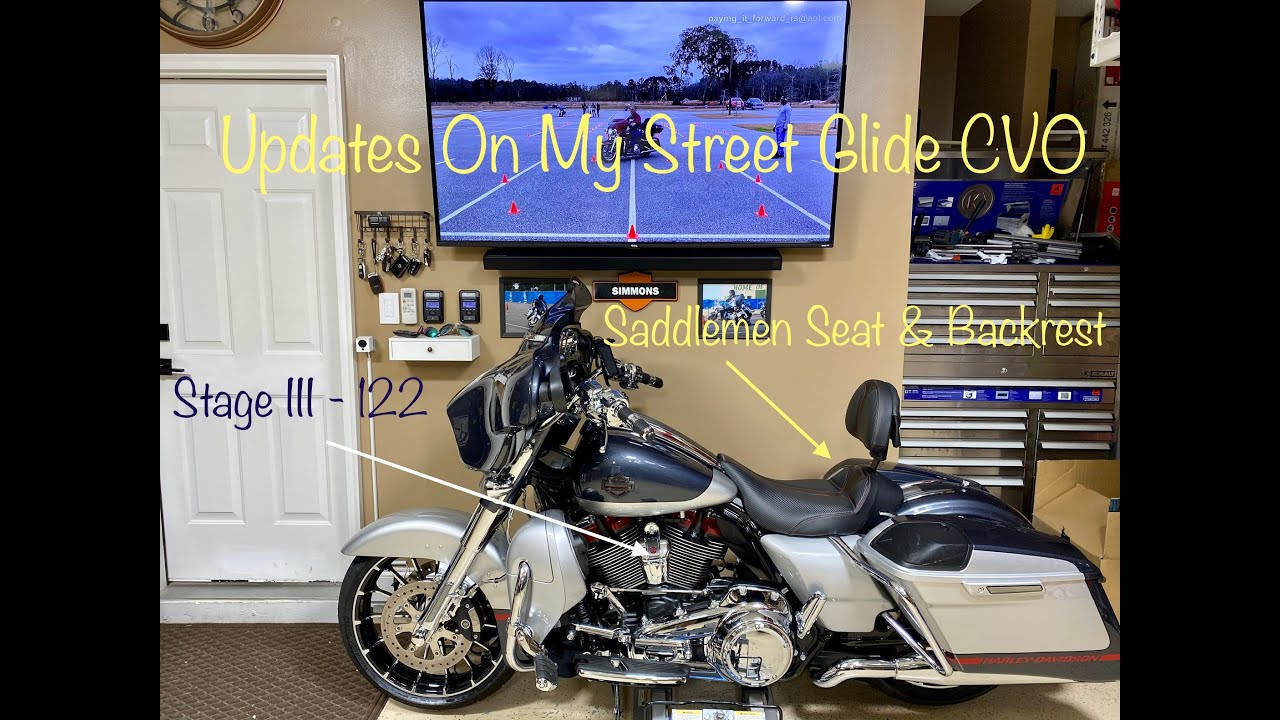 Updates On My 2019 Harley Davidson Street Glide CVO | Garage Storage Improvement