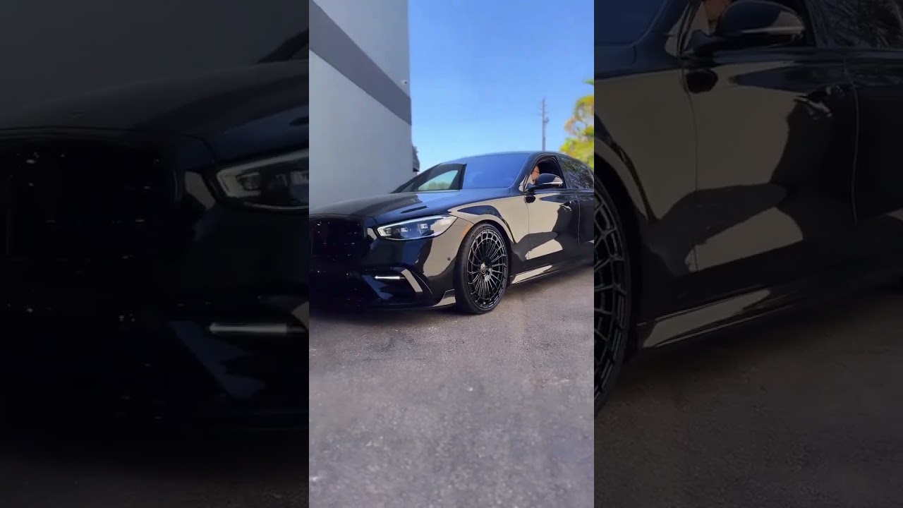 All black everything for this S580 on AG SRX06s by @wheelsboutique