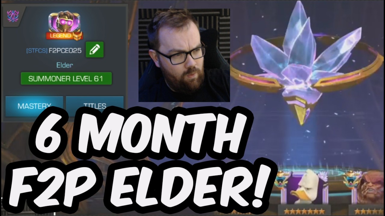 6 месяцев бесплатной игры в Elder обеспечены!! - Открытие кристаллов 5-го ранга - Marvel Contest ...