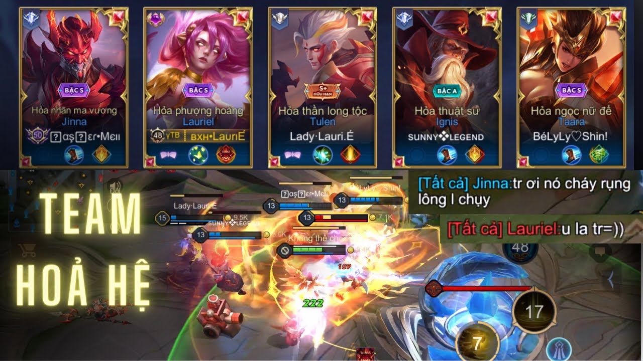 TEAM HOẢ HỆ đốt cháy nhà team địch đêm trung thu! 🔥