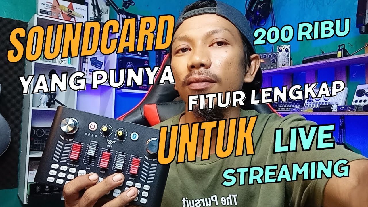 Soundcard TNW TW V - 18 Murah, Punya Fitur lengkap untuk live streaming dan karoke