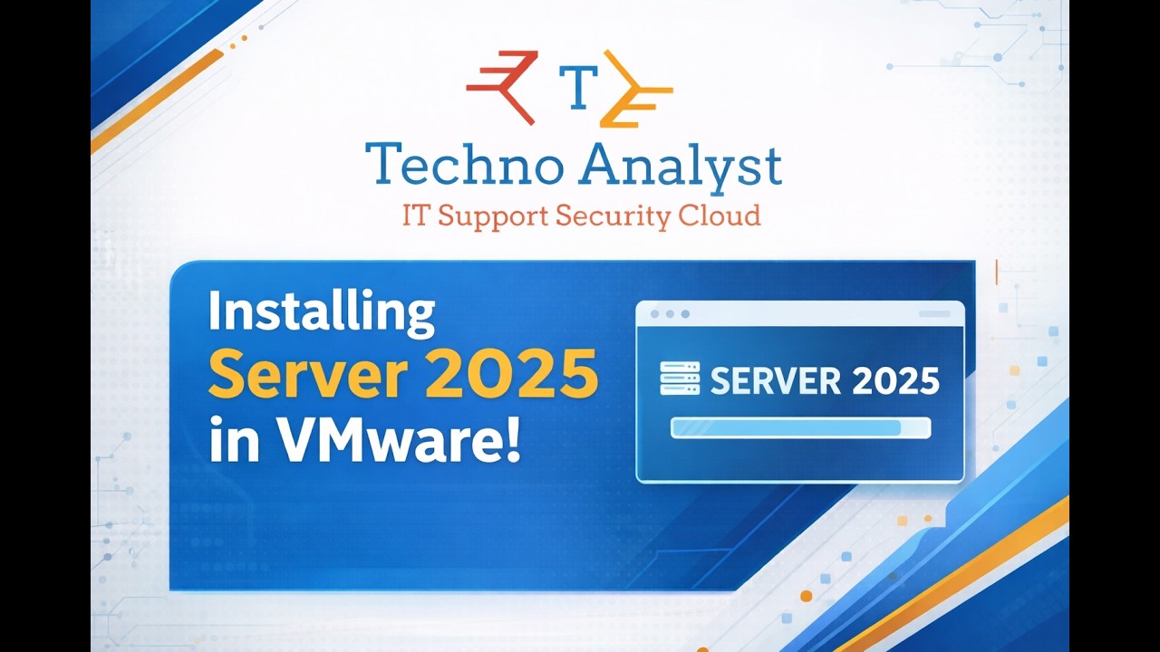 How to Install Windows Server 2025 in VMware Workstation | Step by Step