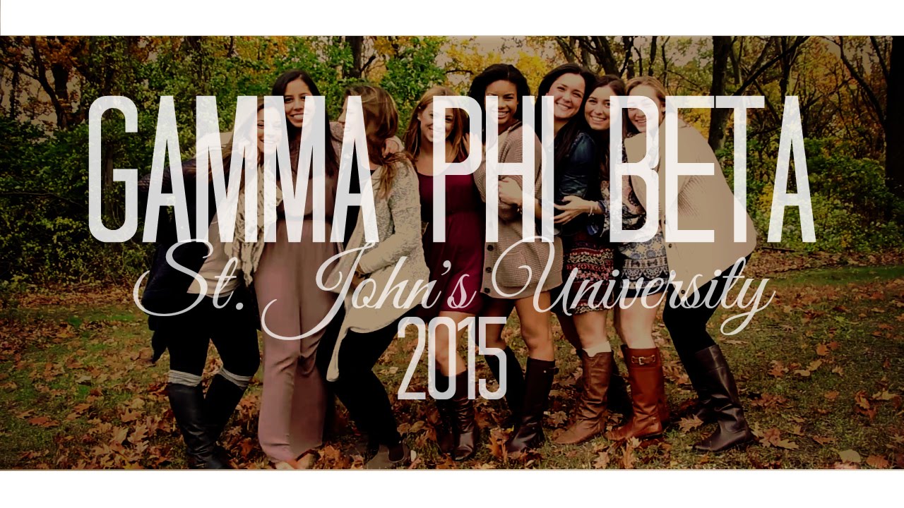 Gamma Phi Beta - St. John's University 2015