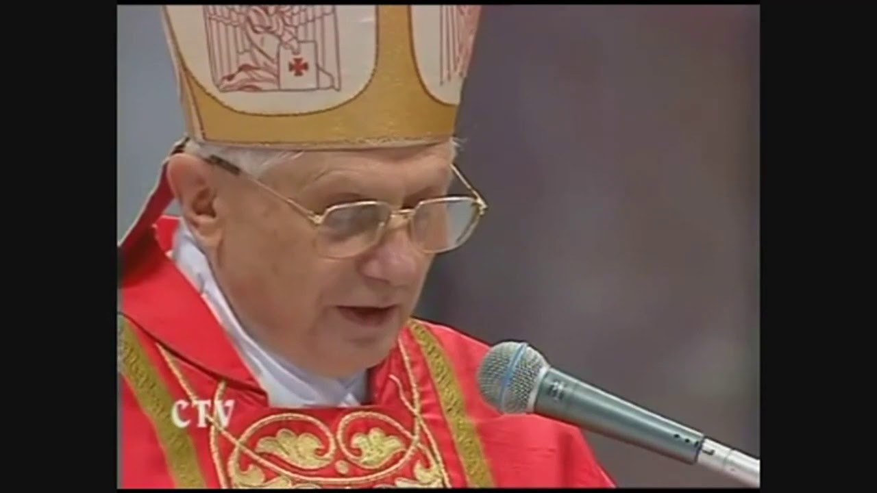 Card. Ratzinger: Si va costituendo una dittatura del relativismo...(18.04.2005)