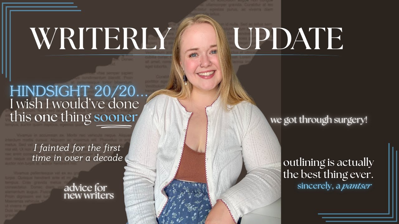 Author Vlog 05 | Writing Updates + Advice for New Writers