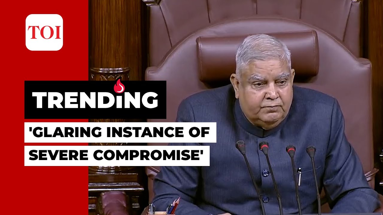 VP Jagdeep Dhankhar slams SC for junking NJAC Act, says 'power of people undone'