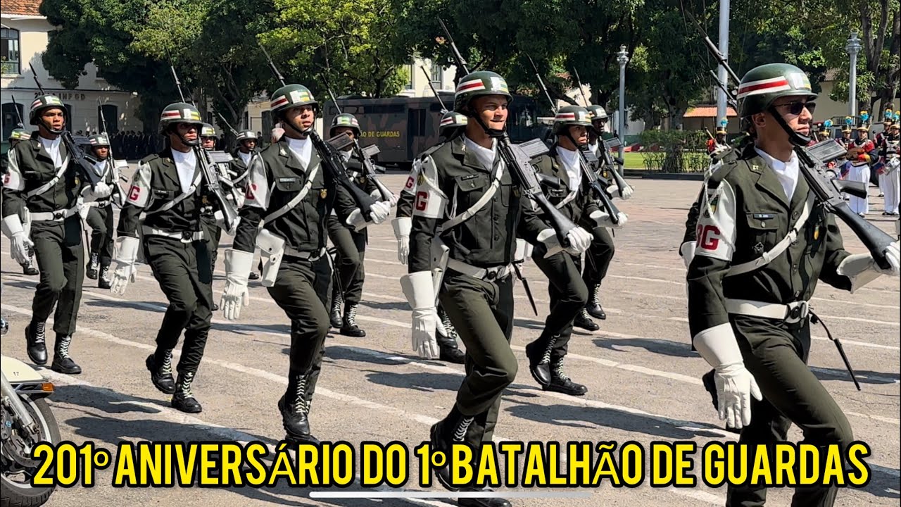 Solenidade em Comemoração ao 201 anos do 1º Batalhão de Guardas - Batalhão do Imperador 🇧🇷