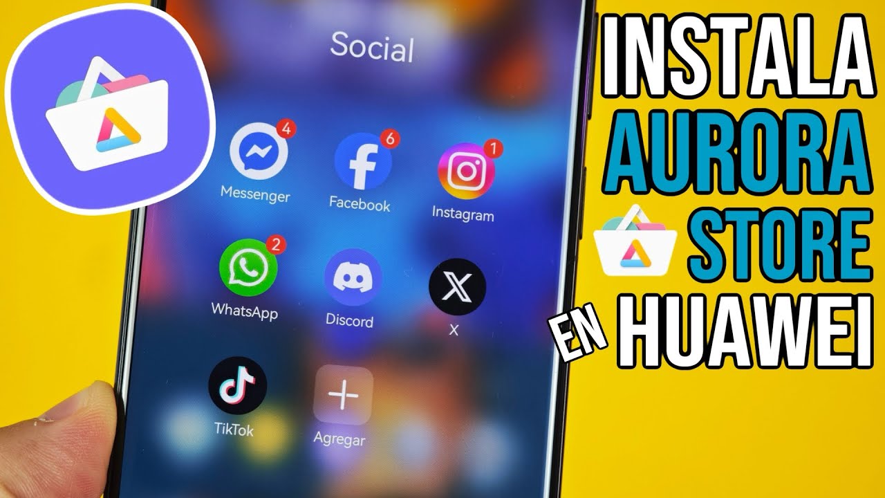 Instala Aurora Store en Dispositivos Huawei
