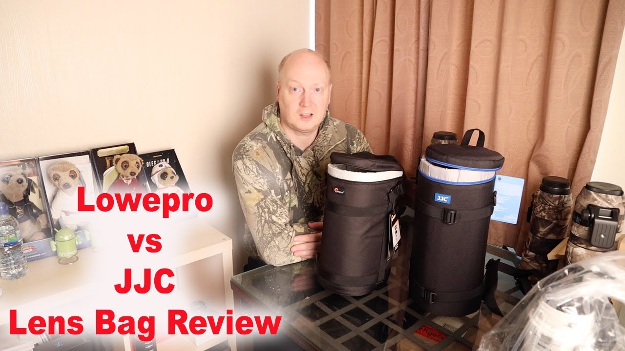 JJC large lens bag vs Lowepro large lens bag 13cm x 32cm zoom & prime lens bag
