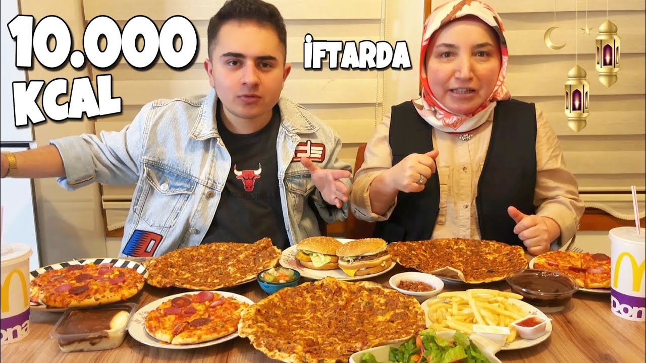 İFTARDA 10.000 KALORİ YEMEYE ÇALIŞTIK 😱