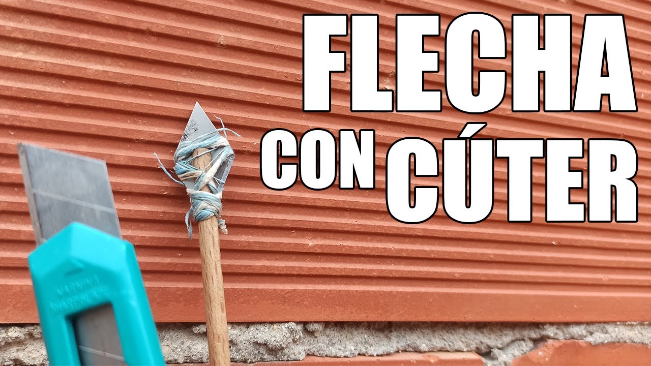 FLECHA con PUNTA DE C&Uacute;TER (muy f&aacute;cil)