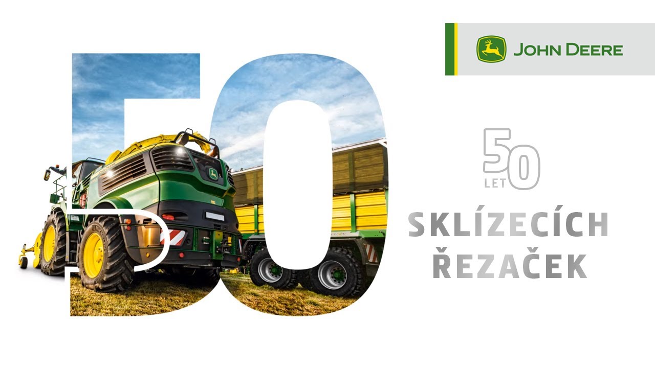 50let sklízecích řezaček John Deere