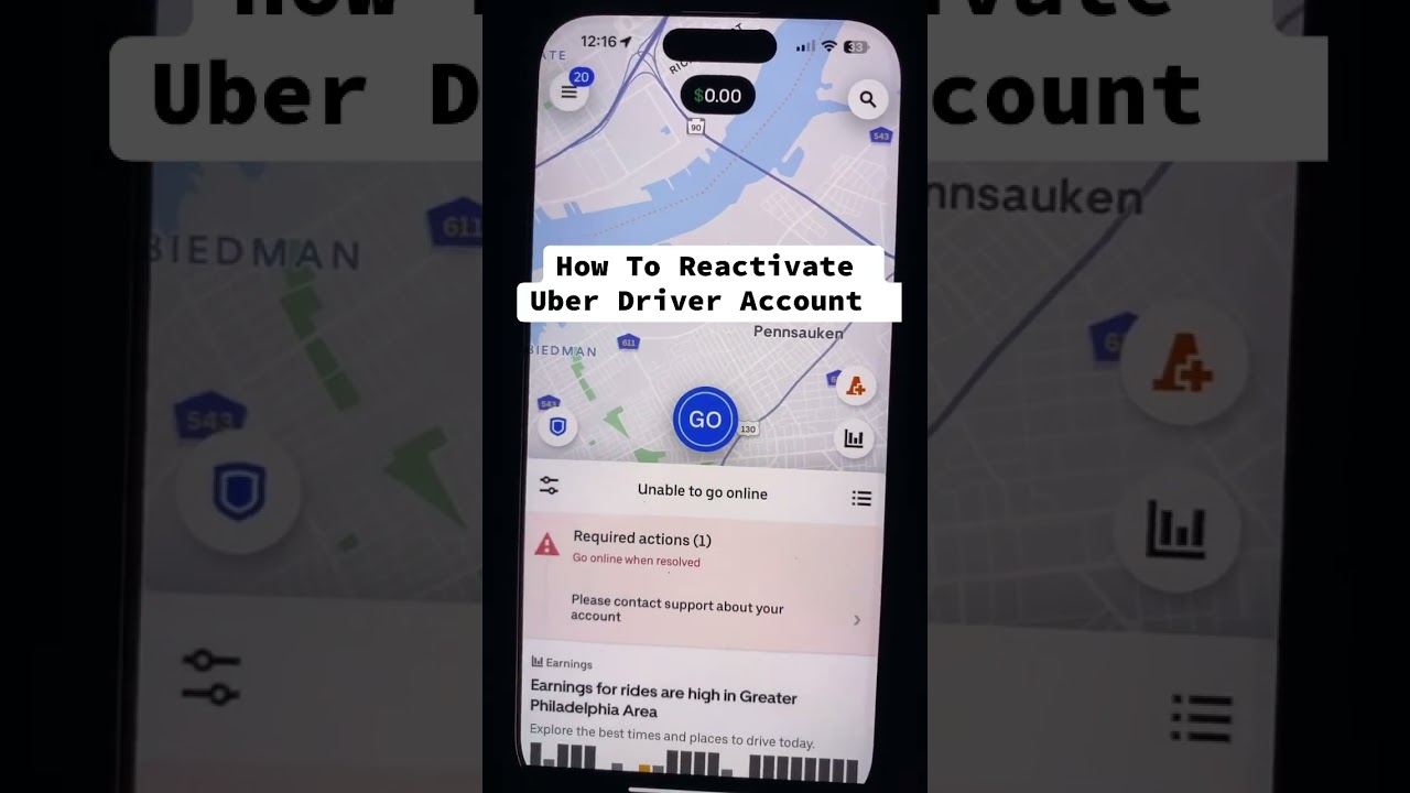 How To Reactivate Uber Driver Account #uber #ubereats #reactivate #deactivated #uberdriver