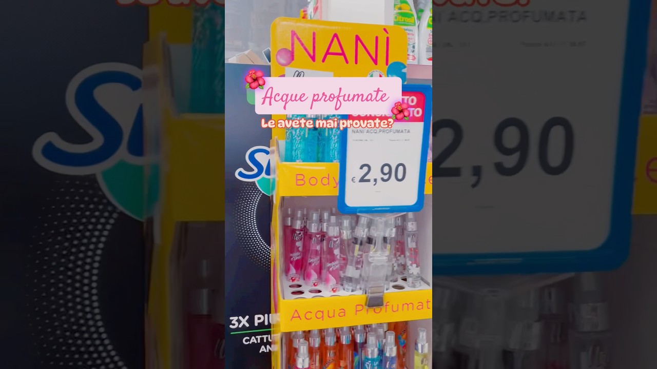Acque profumate NAN&Igrave;🌺🫧 #bodymist #acquaprofumata #perfumes #bodymist #fragrance #acquaesapone #fyp