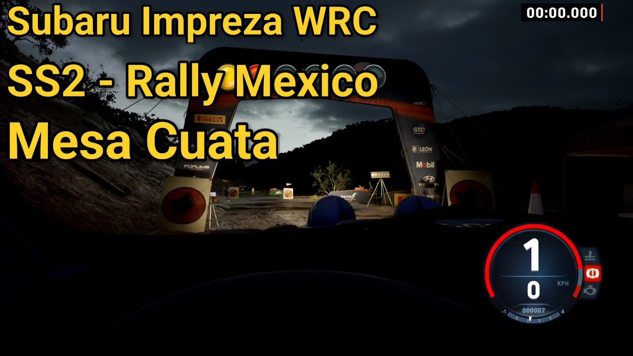 SS2 - Mesa Cuata - Rally Mexico - Subaru Impreza '98 - EA Sports WRC