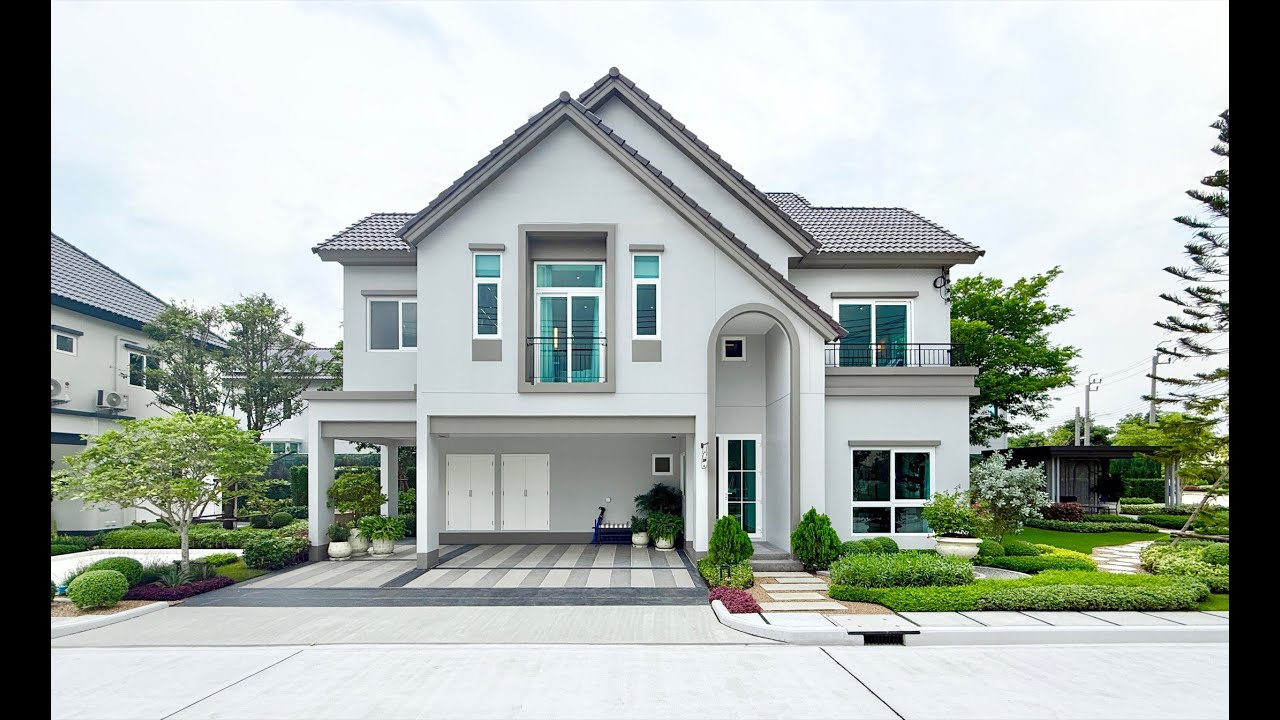 สราญสิริ จตุโชติ (ขนาดใหญ่สุด) - บ้านเดี่ยว2ชั้น 70ตร.วา 244ตรม. 4นอน5น้ำ3ที่จอด 092-545-6151 (ทิม)