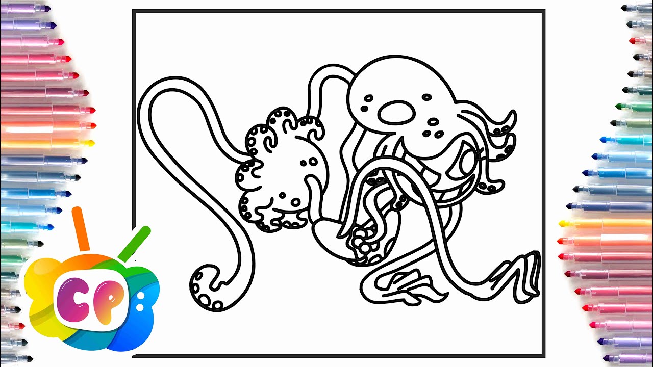 OCTOPUS Mommy Long Legs coloring / Mommy Long Legs / Robin Hustin x TobiMorrow - Light It Up [NCS]