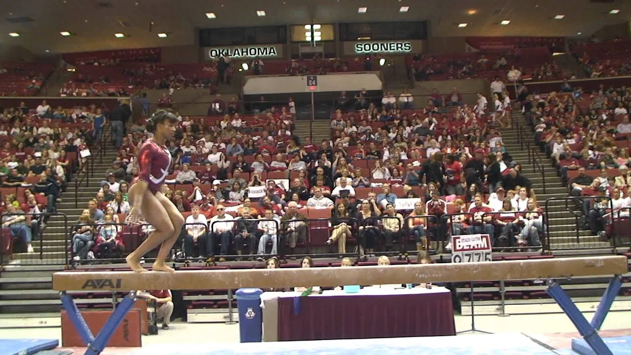 Alabama Gymnastics: Ashley Sledge on the Balance Beam at Oklahoma