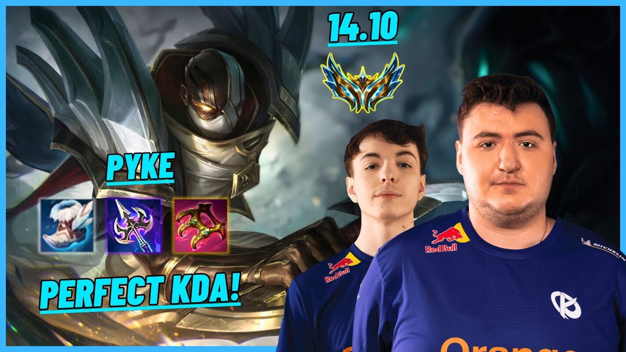 KCB FLESHY & KCB CALISTE: PYKE & DRAVEN VS RAKAN & EZREAL (BOT) - EUW CHALLENGER - PATCH 14.10