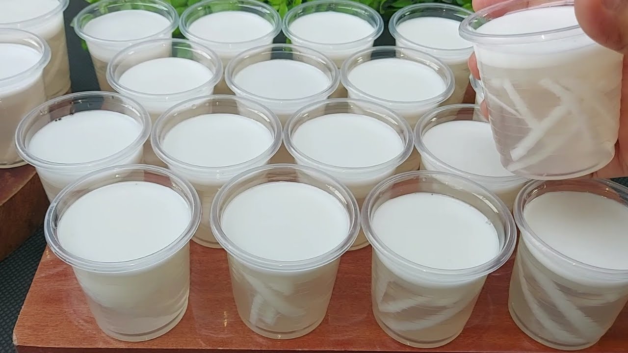 Cách làm Rau Câu  Dừa thơm ngon mát lạnh cho mùa nắng nóng