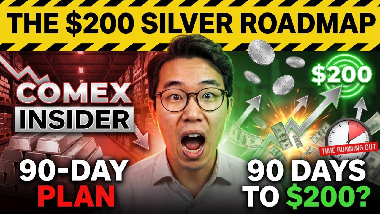 THE $200 SILVER ROADMAP: Former COMEX Trader Reveals 90-Day Timeline (Week-by-Week)