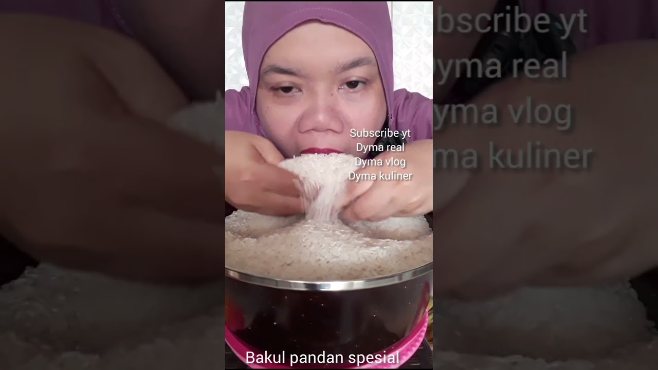 DYMA KULINER 💕Kompilasi Suapan Gemes💕Makan Beras mentah #asmr #mukbang #asmrsounds
