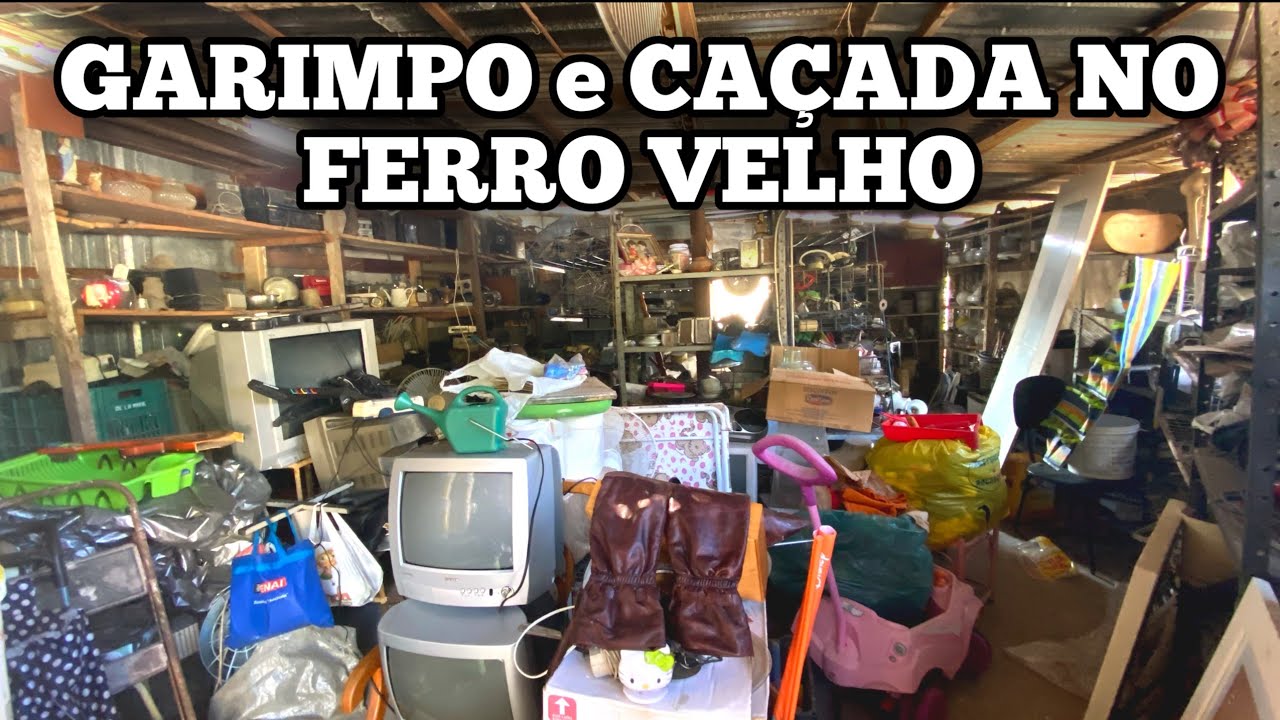 CAÇADA e GARIMPO no FERRO VELHO achei  uma coisa que DINHEIRO não pode COMPRAR !