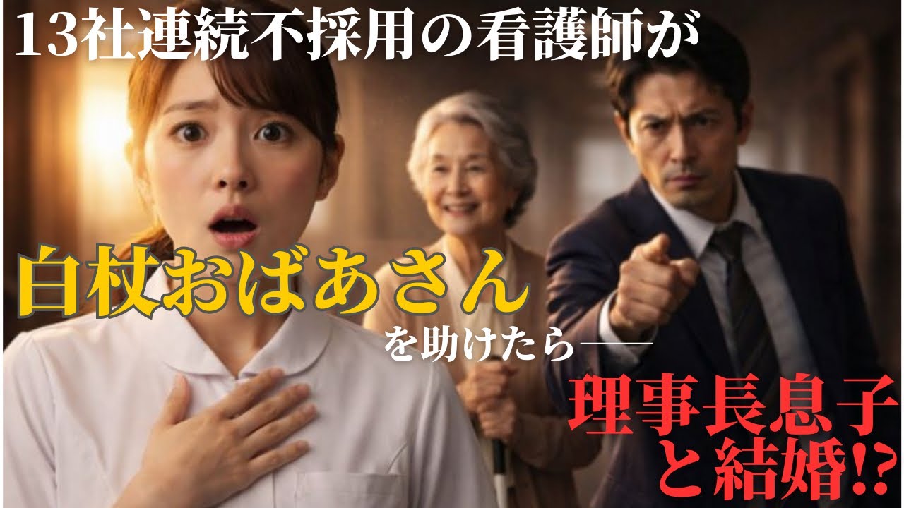 白杖の女性を助けた看護師――理事長室で明かされた運命の再会