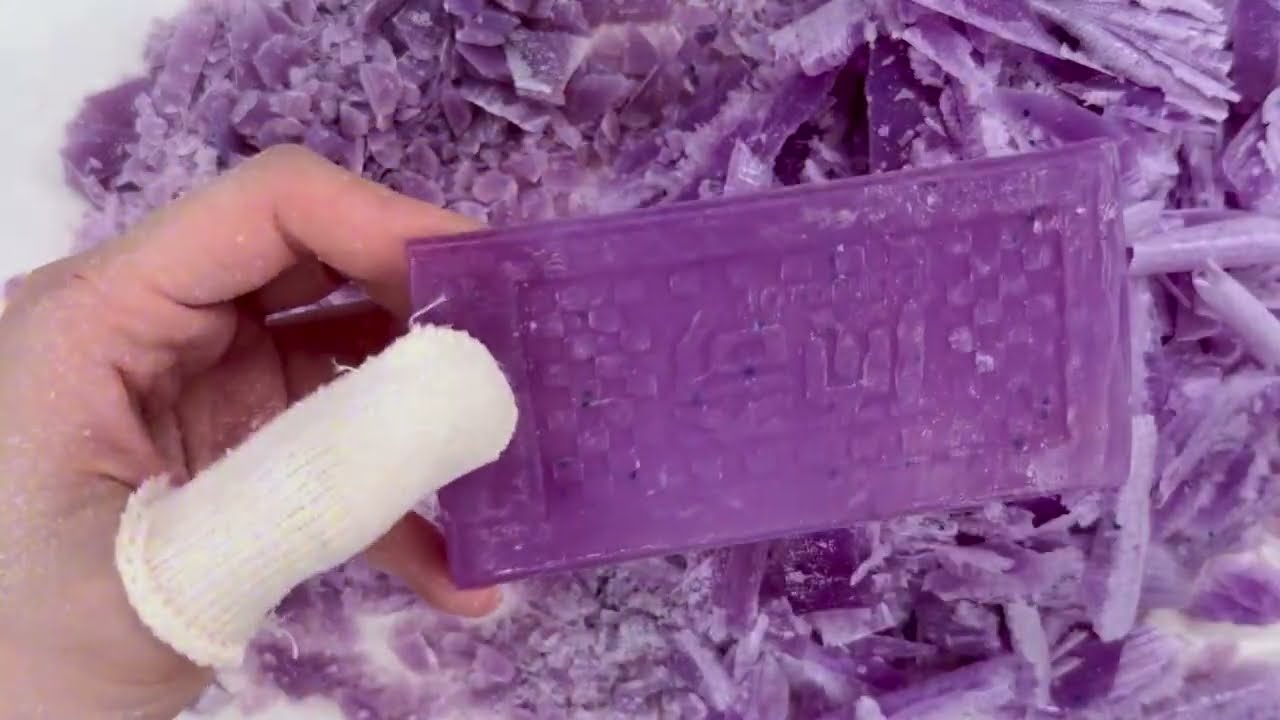 Oddly Satisfying Soap Carving | Crunchy Soap Cutting | No Talking ASMR #soap