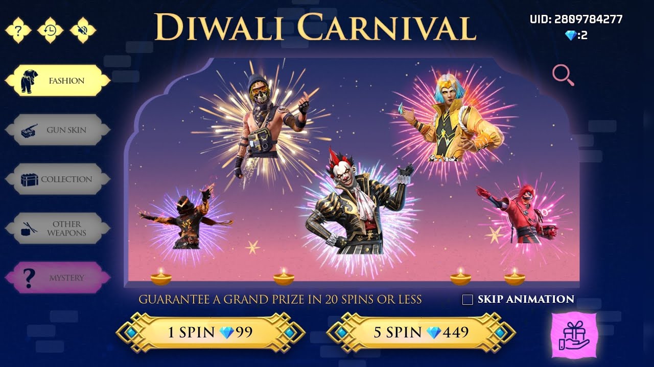 I got Diwali Carnival Tamil| Gold Clown Joker Bundle| 12000 diamonds Rip| #garenafreefire #freefire