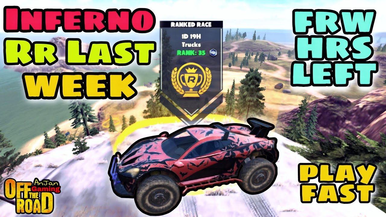 Off The Road V1.16 INFERNO Ranked Race Last Week🤔😱😍|| OTR V1.16 Unlock Inferno For FREE ❤️&zwj;🔥🎁