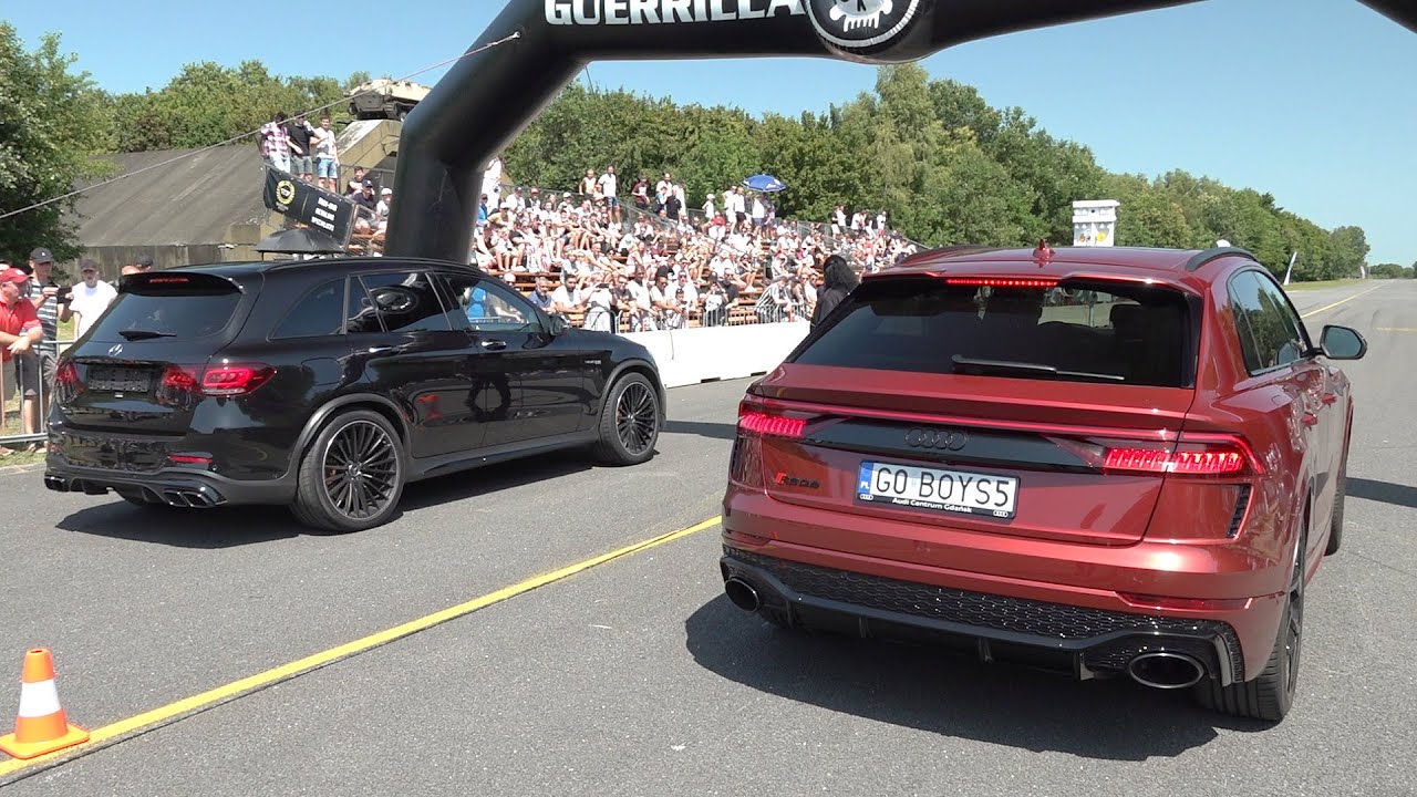 Audi RS Q8 vs vs Mercedes-AMG GLC63 S 4Matic+ vs Audi RS3 Sedan vs BRABUS 800 E63S AMG