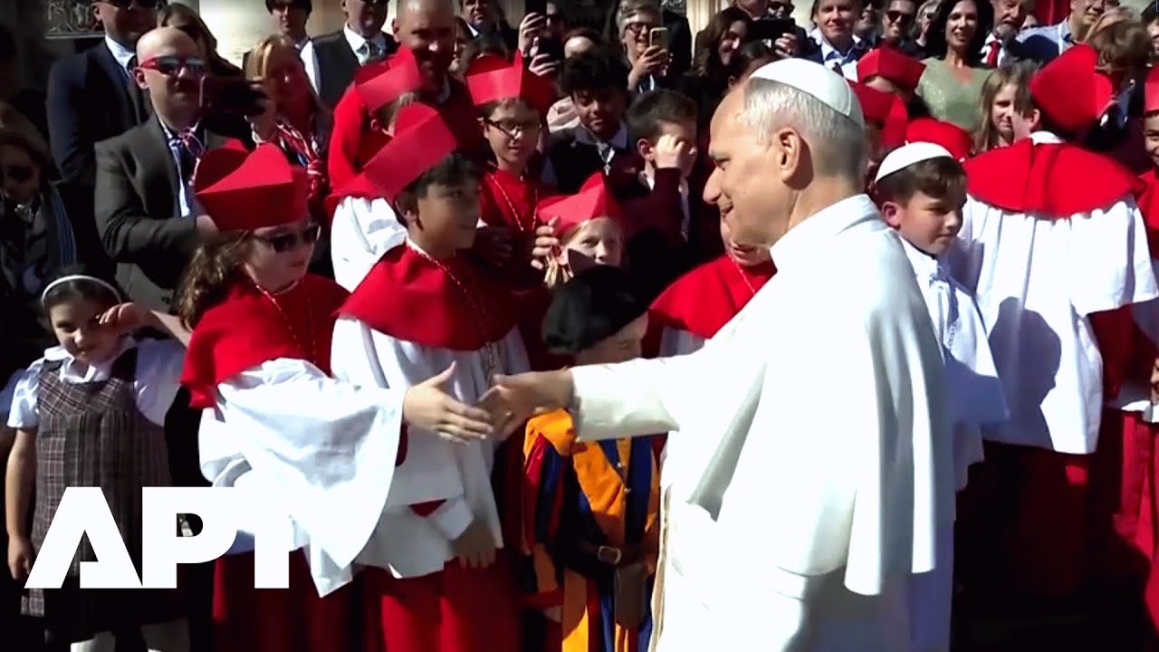 Студенты из Чикаго встретились с Папой Львом после проведения собственного мини-конклава | APT