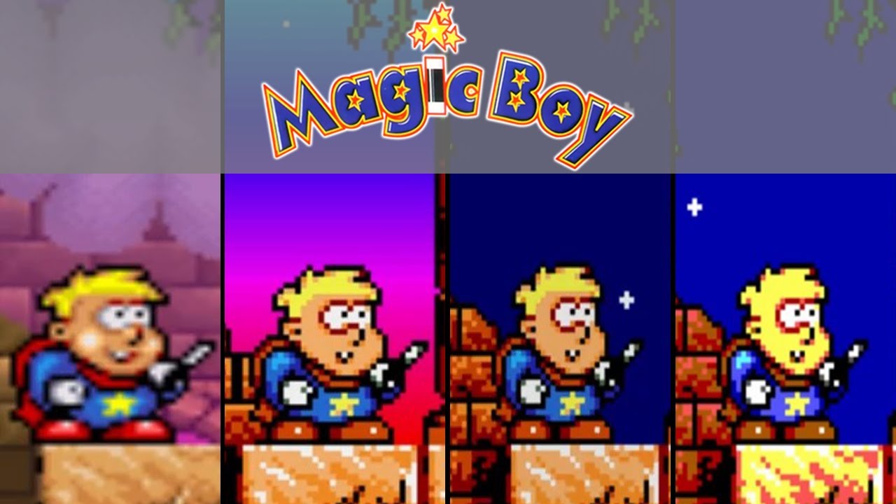 Magic Boy -Versions Comparison- #93 #retrogaming #amiga #atarist #msdos #snes